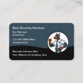 Designs für coole Security Services Business Card Visitenkarte (Vorderseite)