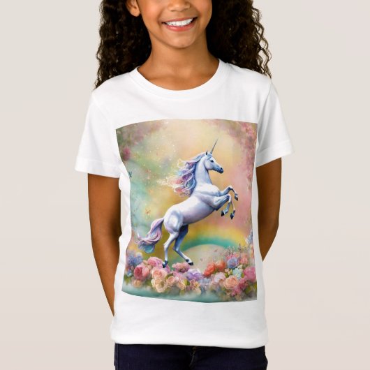 Designs für den verzauberten Einhornwald-T - Shirt (Vorderseite)