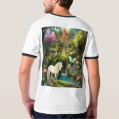 Designs für den verzauberten Einhornwald-T - Shirt (Rückseite)