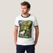 Designs für den verzauberten Einhornwald-T - Shirt (Vorne ganz)