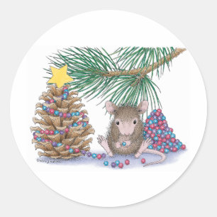 Designs für die Maus Runder Aufkleber