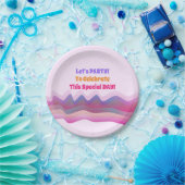 Designs für die rosa Papierplatte Pappteller (Party)