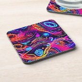 Designs für elektrische Farbbursten Getränkeuntersetzer (Linke Seite)