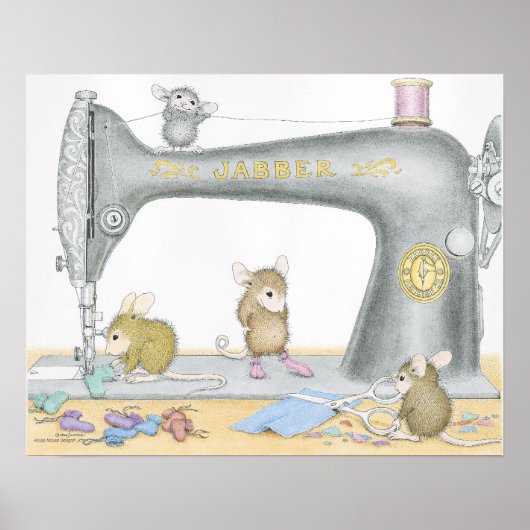 Designs für Hausmäuse® - Nähplakat Poster (Vorne)