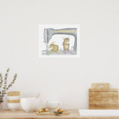 Designs für Hausmäuse® - Nähplakat Poster (Küche)