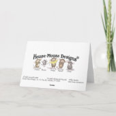Designs für Hausmäuse® - Notecards Karte (Rückseite)