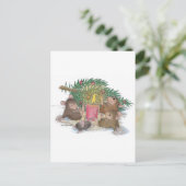 Designs für Hausmäuse® Postkarte (Stehend Vorderseite)