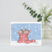 Designs für Hausmäuse® Postkarte (Stehend Vorderseite)