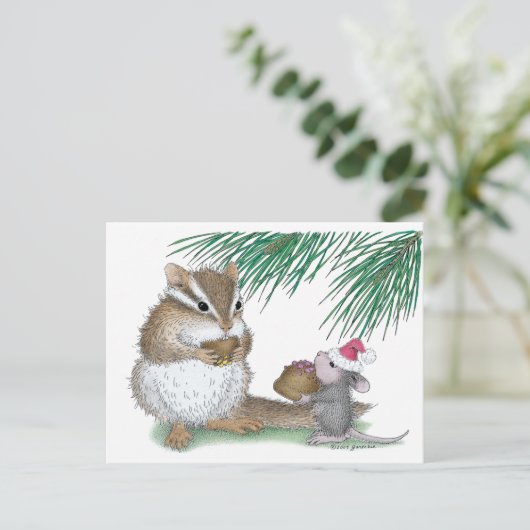 Designs für Hausmäuse® Postkarte (Stehend Vorderseite)