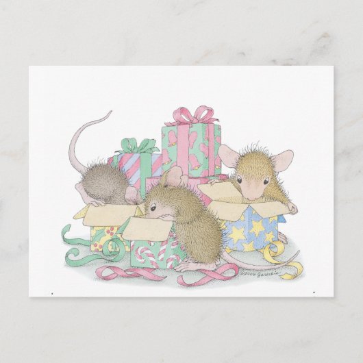 Designs für Hausmäuse® Postkarte (Vorderseite)