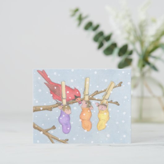 Designs für Hausmäuse® - Postkarten (Stehend Vorderseite)