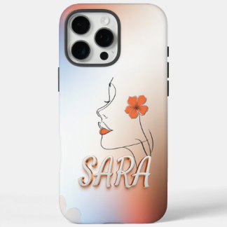 Designs für künstlerische Handys mit Sara iPhone 16 Pro Max Hülle