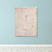 Designs für Labyrinthe, von "The Dutch Gardener" v Leinwanddruck (Insitu (Holzboden))