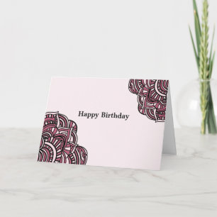 Designs für lila und schwarze Medaillons Karte