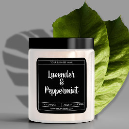 Designs für moderne Candle-Produkte Quadratischer Aufkleber