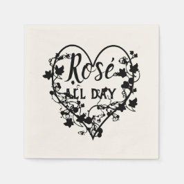 Designs für Schwarzes Herz Serviette