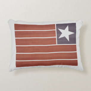 Designs mit patriotischer amerikanischer Flagge au Dekokissen