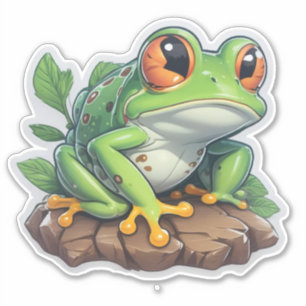 Designs zum Thema Sticker Magic Frog