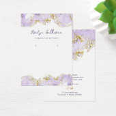 Designschmuckkarte aus Lavendel (Schreibtisch)