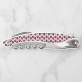 Designschraube mit schwarzen Paws Kellnermesser (Rückseite)