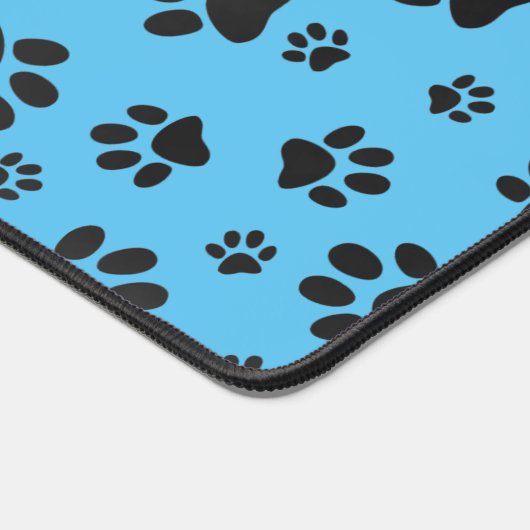 Designschreibmatte für schwarze Paw Schreibtischunterlage (Ecke)
