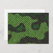 Designstil für die Skin-Camouflage des gedruckten Postkarte (Vorne/Hinten)