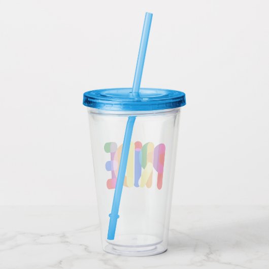 Designstolz Acryltrinkbecher (Rückseite)