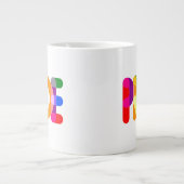 Designstolz Jumbo-Tasse (Vorderseite)