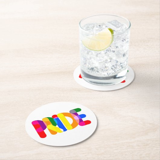 Designstolz Runder Pappuntersetzer (Vor Ort)