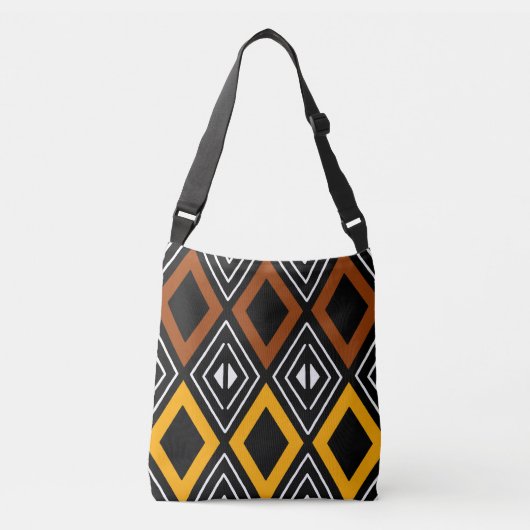 Designtasche für afrikanische Muds Tragetaschen Mit Langen Trägern (Vorderseite)