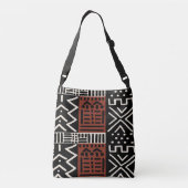 Designtasche für afrikanische Muds Tragetaschen Mit Langen Trägern (Rückseite)