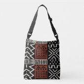 Designtasche für afrikanische Muds Tragetaschen Mit Langen Trägern (Vorderseite)