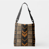 Designtasche für afrikanische Muds Tragetaschen Mit Langen Trägern (Vorderseite)