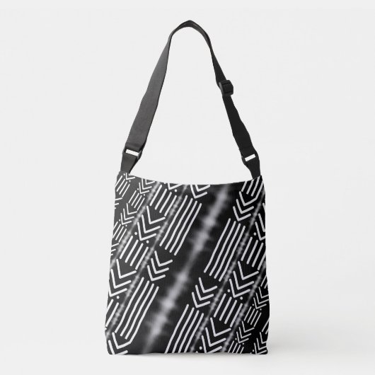 Designtasche für afrikanische schwarze Muds Tragetaschen Mit Langen Trägern (Vorderseite)