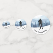 Designtisch Confetti für Langlaufski Konfetti (Vorderseiten)