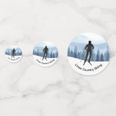 Designtisch Confetti für Langlaufski Konfetti (Rückseiten)