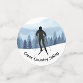 Designtisch Confetti für Langlaufski Konfetti (Klein Vorderseite)