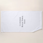 Designvorlage für den Strand für Handtuchwechsel Strandtuch (Vorderseite)