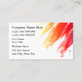 Designvorlage für Maler-Visitenkarten Visitenkarte (Rückseite)