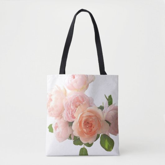 Designvorlage für moderne elegante Rose Tasche (Vorderseite)