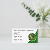 Designvorlage für moderne Landschaftskarten Visitenkarte (Stehend Vorderseite)