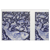 Designwerkstoffe für blaue und weiße Koi-Teiche Stoff (Fat Quarter (45,7 x 55,9 cm))