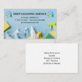 Desinfektionsmittel | Reinigungstools Visitenkarte (Vorne/Hinten)