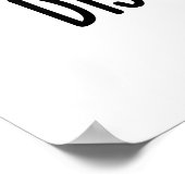 Desinte-Traube Funny Disintegration Traubenpun Poster (Ecke)