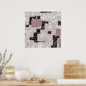 Desintegration von Labyrinth Poster (Küche)