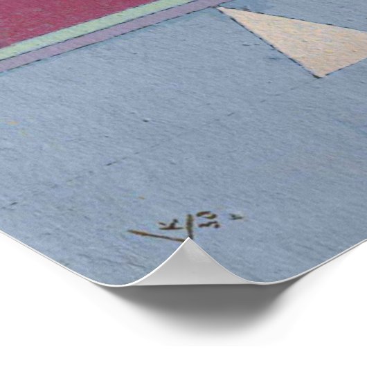 Desintegrierte Spannungen, Kandinsky, 1930 Poster (Ecke)