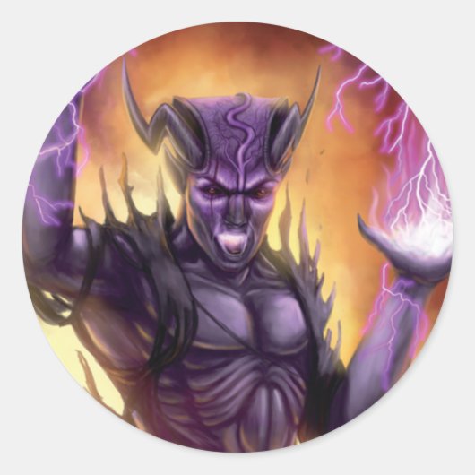 Désir de Vengeance - Autocollant Runder Aufkleber (Vorderseite)