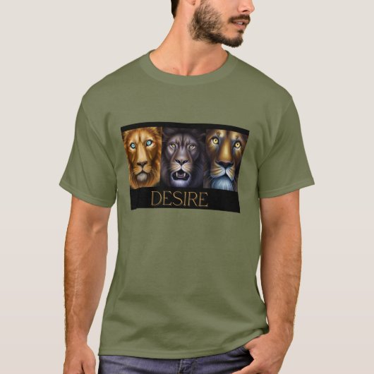 DESIRE , LIONEN T-Shirt (Vorderseite)