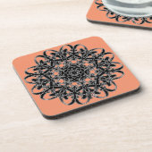 Desire Octa Glyph Dusk Getränkeuntersetzer (Linke Seite)