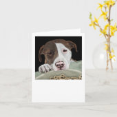 "Desire" - Pit Bull Card Karte (Gelbe Blume)